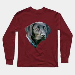 Black Labrador Puppy Long Sleeve T-Shirt